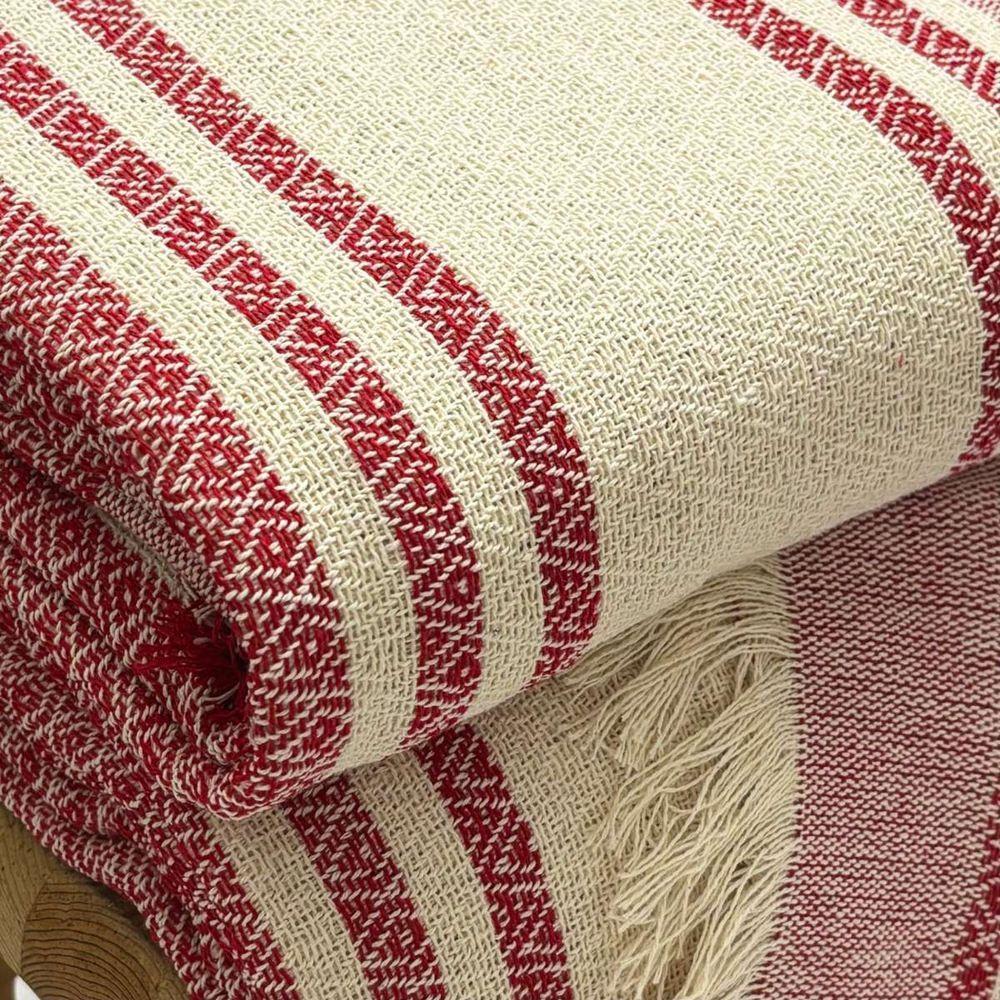 Manta Para Sofá Roma 140cm X 170cm Vermelho - 3