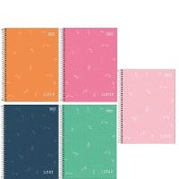 Caderno Universitário Capa Dura A4 1 Matéria 80 Folhas Lunix Tilibra Azul Escuro - 3