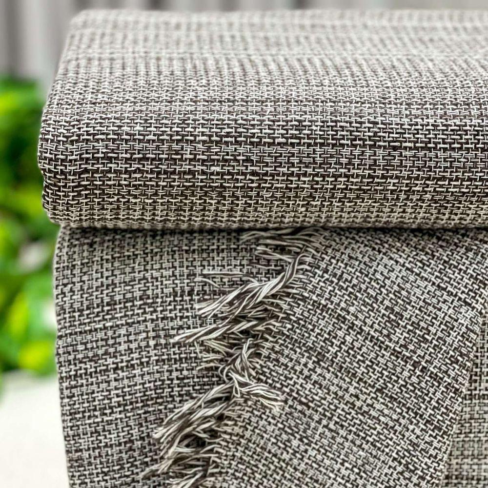 Manta Para Sofá Harmonia 170x 200 Cru/marrom Mescla - 1