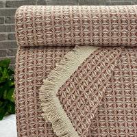 Manta Para Sofá Rubi King 260cm X 250cm Cru / Terracota - 1