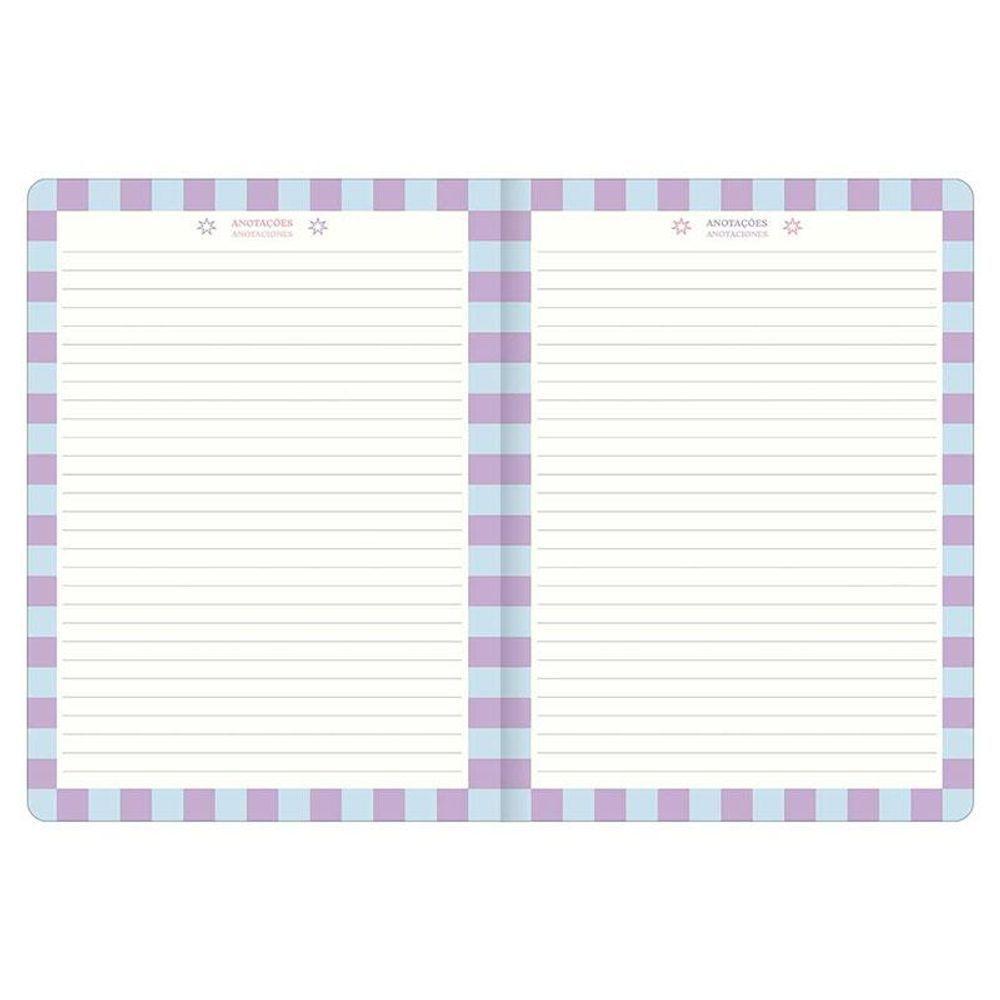 Agenda Planner Happy 2026 Grampeado 20 Folhas Azul - Tilibra - 4