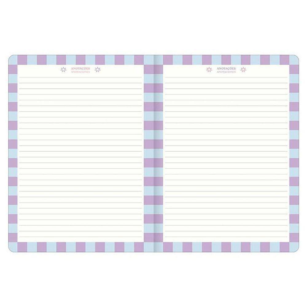 Agenda Planner Happy 2026 Grampeado 20 Folhas Azul - Tilibra - 4