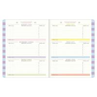 Agenda Planner Happy 2026 Grampeado 20 Folhas Azul - Tilibra - 2