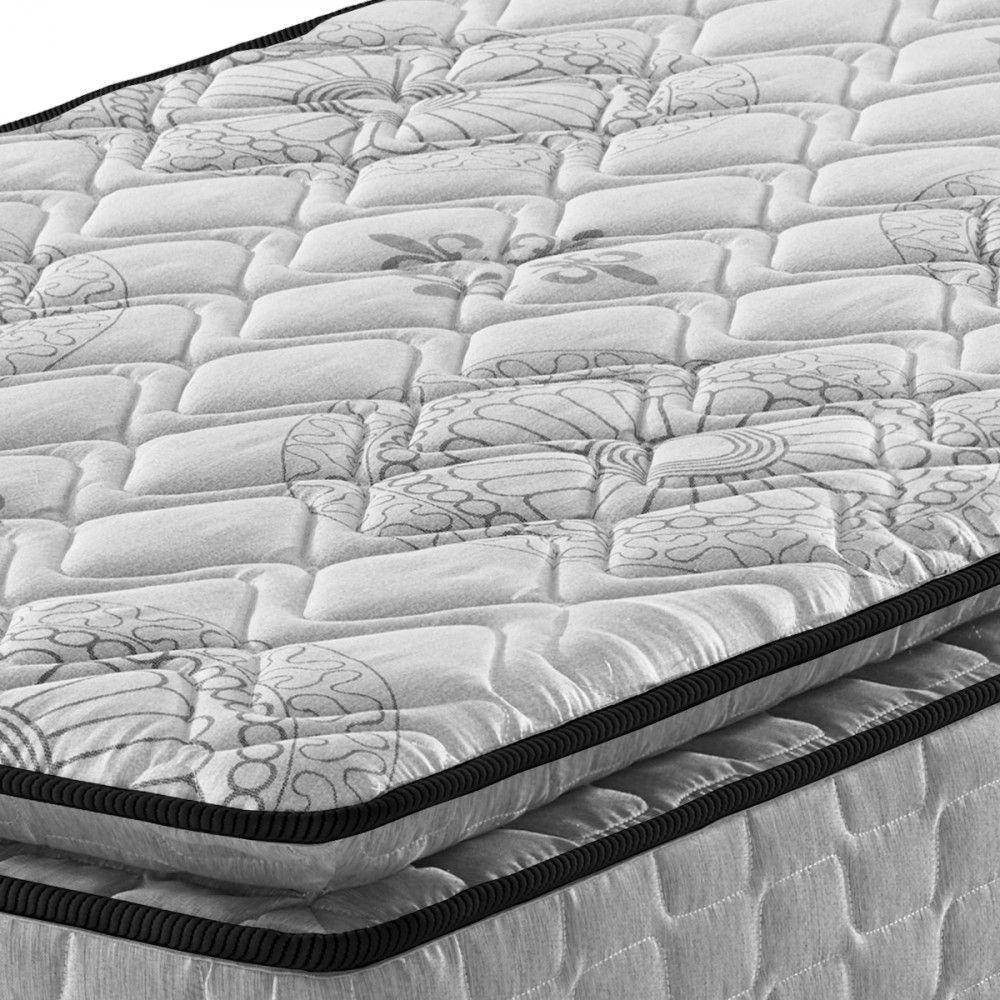 Conjunto Box Solteiro Cinza Zidi Hanover One Ortopédico D33 - 6