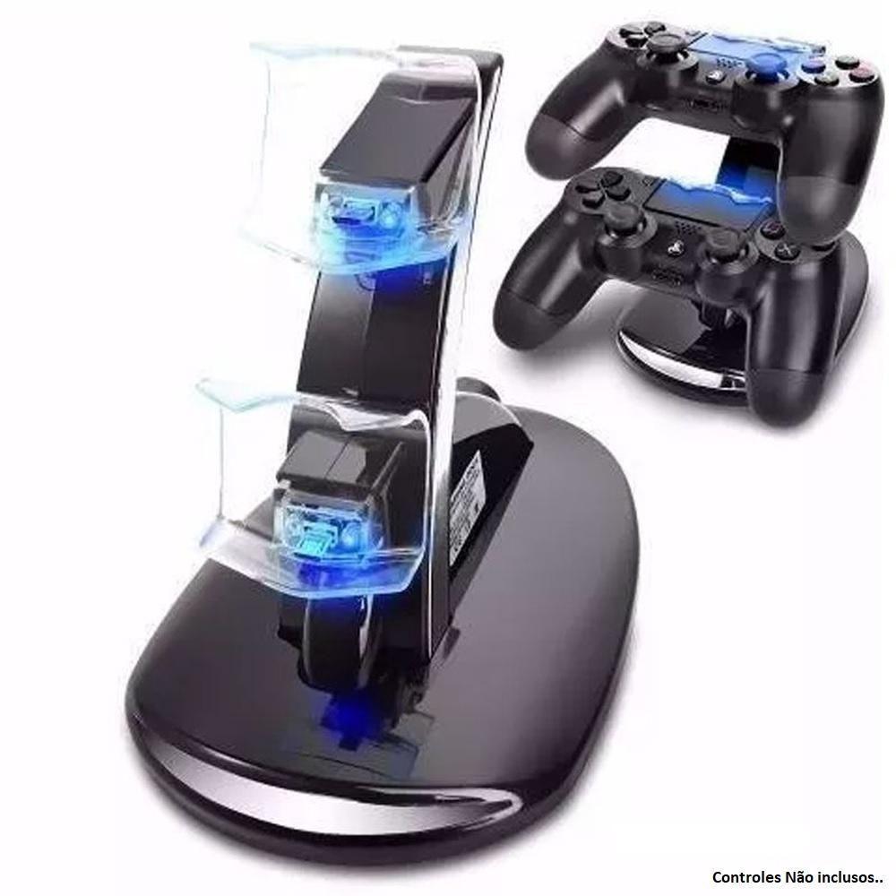 Carregador Controle Ps4 Suporte Dock Vertical Playstation 4 - 2