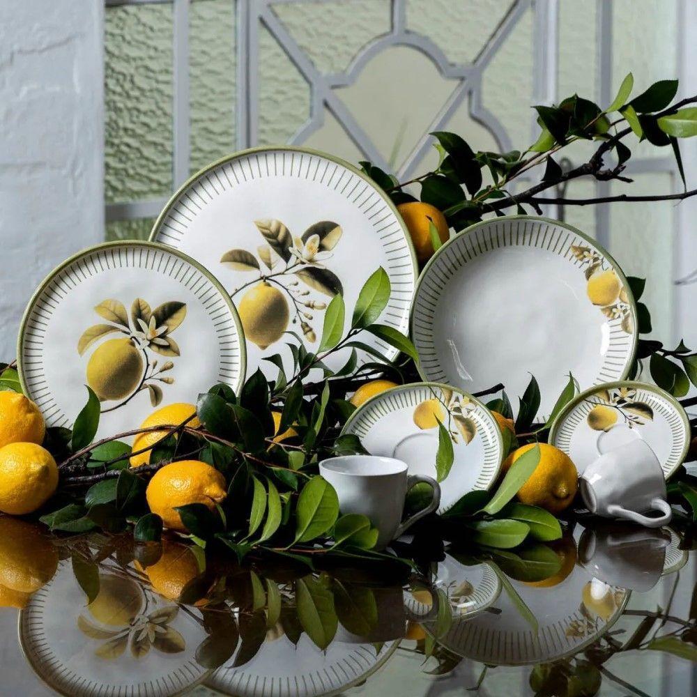 Aparelho De Jantar 30 Peças Bio Lemon Porto Brasil - 6