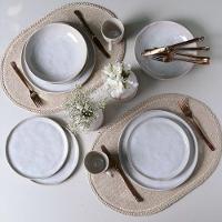 Conjunto Com 04 Travessas Retangular Orgânico Latte Porto Brasil - 8