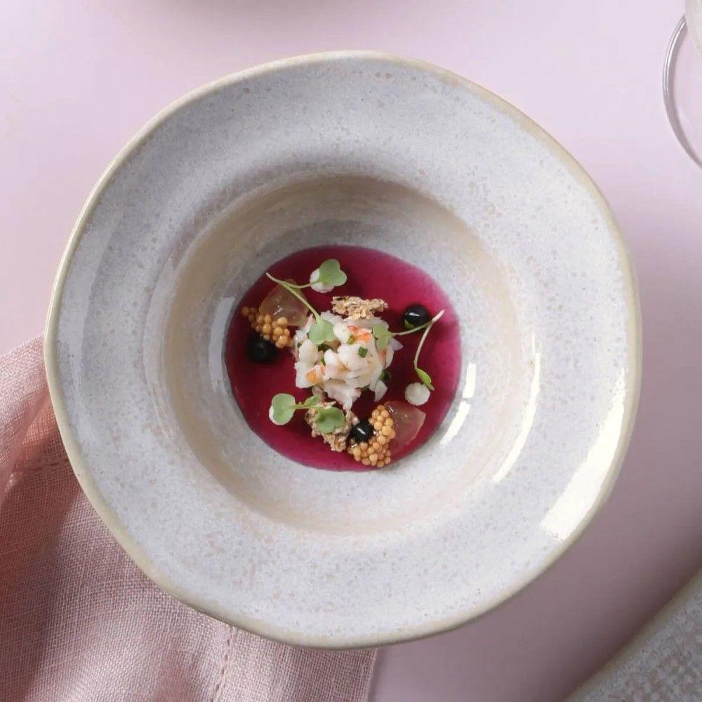 Conjunto De Pratos Para Entrada/sobremesa 04 Peças Orgânico Latte Porto Brasil - 4