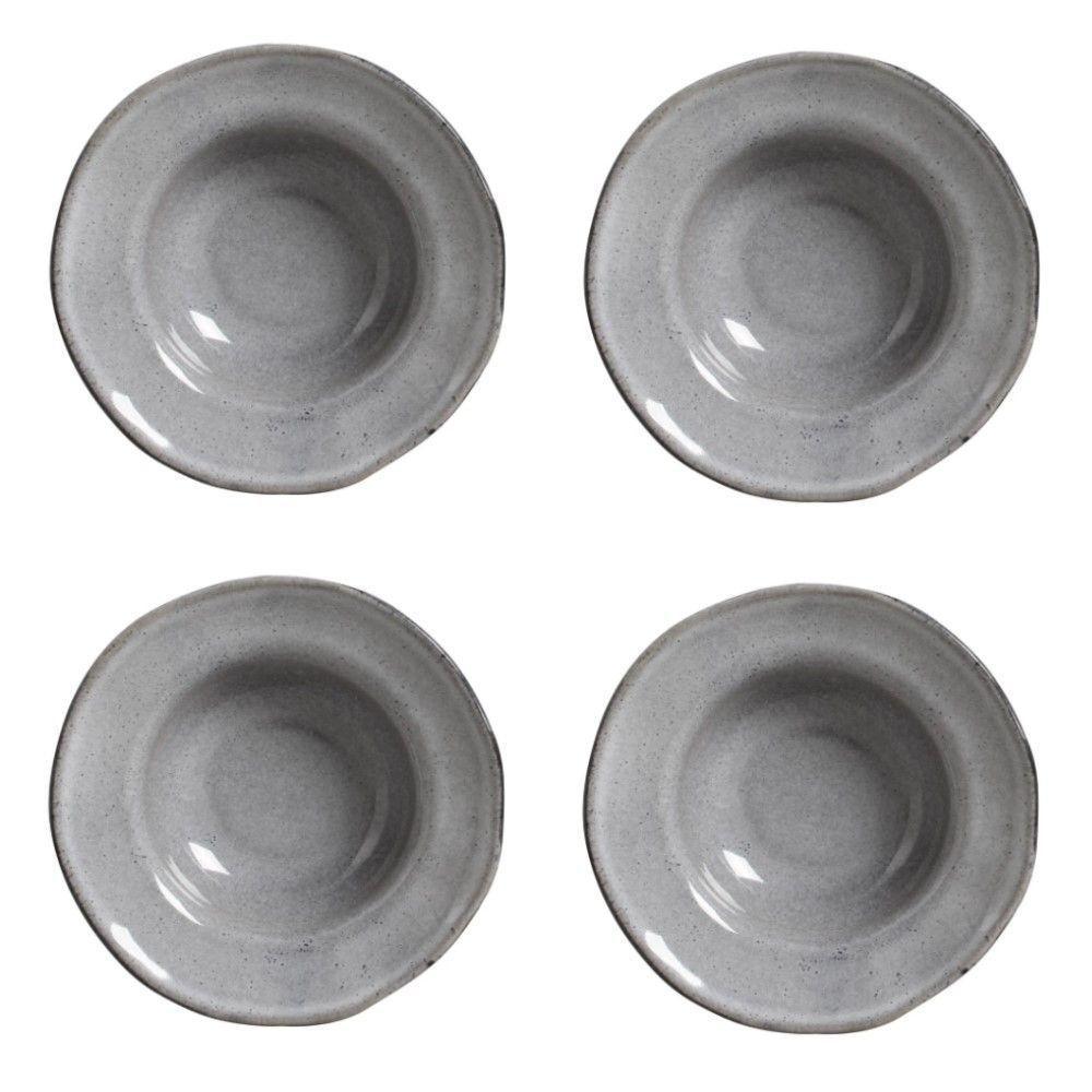 Conjunto De Pratos Para Entrada/sobremesa 04 Peças Orgânico Dust Porto Brasil - 1