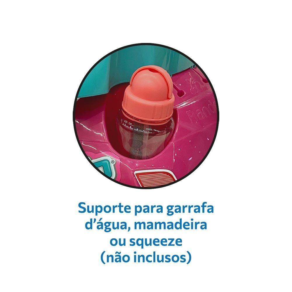 Triciclo Velobaby Passeio E Pedal Rosa Bandeirante - 7