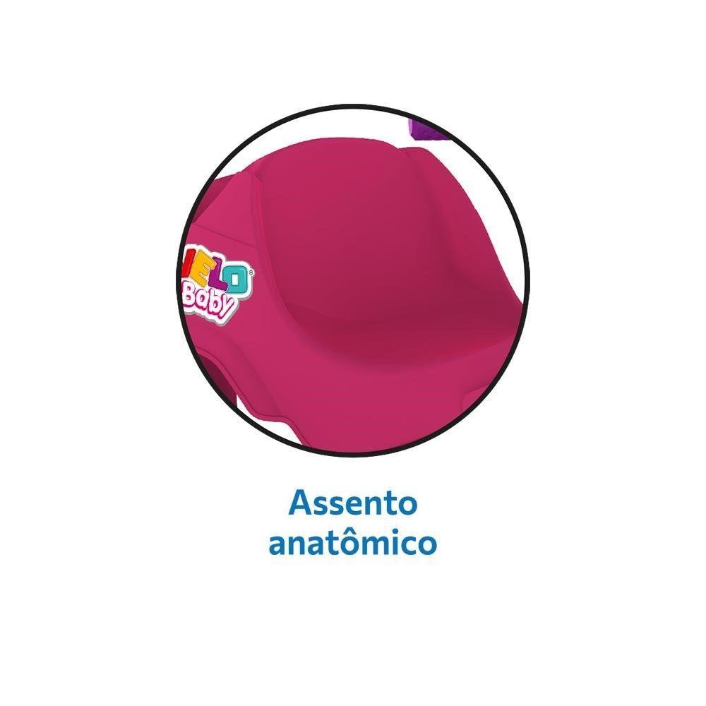 Triciclo Velobaby Passeio E Pedal Rosa Bandeirante - 10