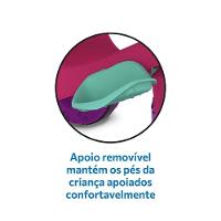 Triciclo Velobaby Passeio E Pedal Rosa Bandeirante - 6