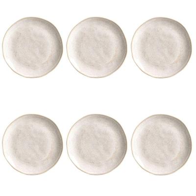Conjunto De Pratos Fundos 06 Peças Orgânico Latte Porto Brasil