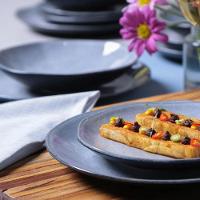 Conjunto De Pratos Rasos 06 Peças Orgânico Concreto Porto Brasil - 7