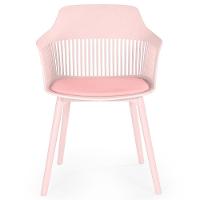 Conjunto Mesa De Jantar Redonda Imperial 70cm Branca Com 2 Cadeiras Estofadas Marcela - Rosa - 5