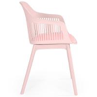 Conjunto Mesa De Jantar Redonda Imperial 70cm Branca Com 2 Cadeiras Estofadas Marcela - Rosa - 6