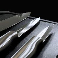 Conjunto De Facas Dolche - 8 Peças - Aço Inoxidável Com Cepo/suporte De Facas & Afiador De Facas - 2