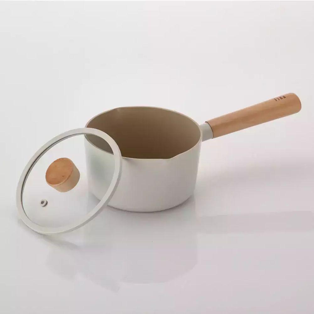 Leiteira 16cm/1,4l - Indução Com Revestimento Cerâmico - Fika - Neoflam - Pérola - 5