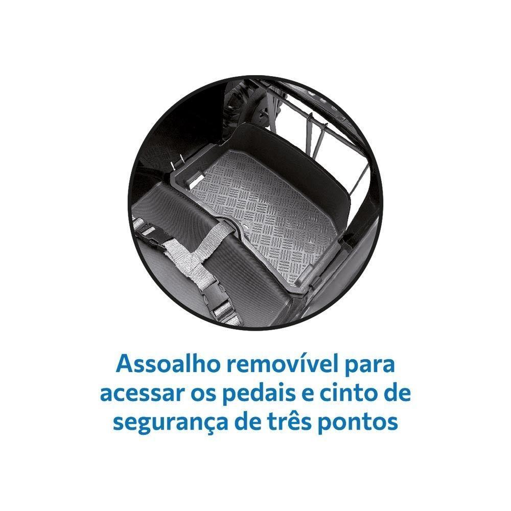 Carrinho De Passeio Super Banjipe Reclinável Com Capota Passeio E Pedal Preto Bandeirante - 6
