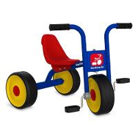 Triciclo Escolar Suporta 80 Kg Azul E Vermelho Bandeirante - 1
