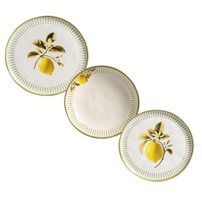 Jogo De Pratos 18 Peças Bio Lemon Porto Brasil