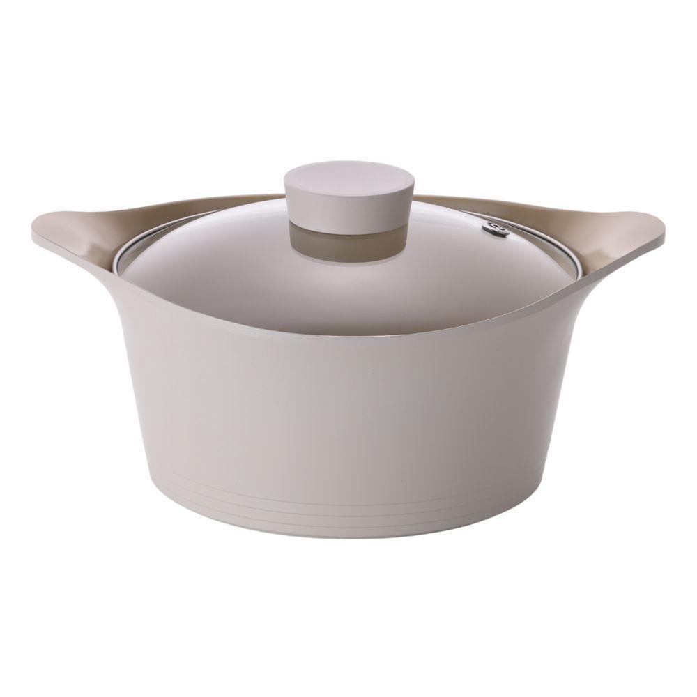 Caçarola 28cm/6,15l Indução Com Revestimento Cerâmico - Bela - Neoflam - Pérola - 1