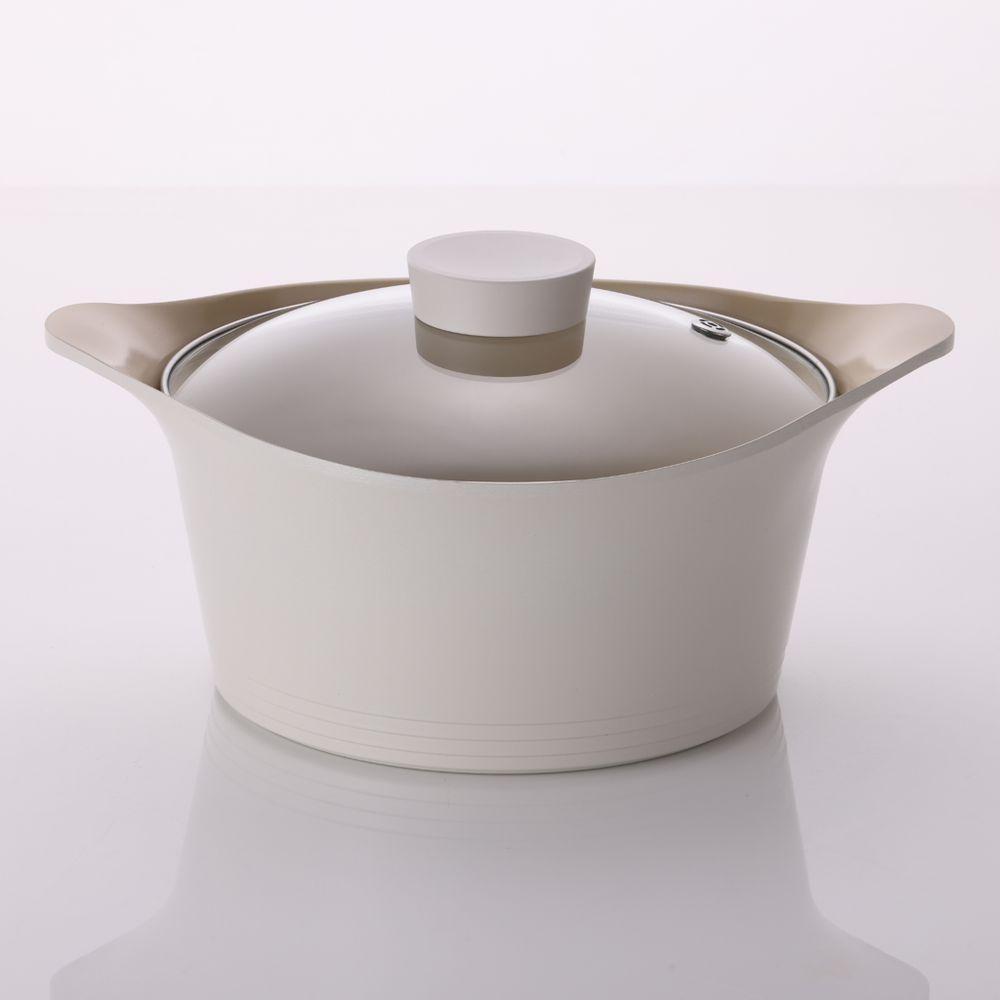 Caçarola 28cm/6,15l Indução Com Revestimento Cerâmico - Bela - Neoflam - Pérola - 4