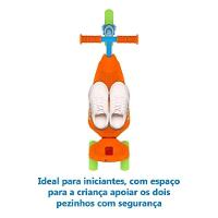 Patinete Infantil Meu Primeiro Patinete Azul E Laranja Bandeirante - 2