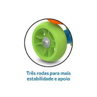 Patinete Infantil Meu Primeiro Patinete Azul E Laranja Bandeirante - 6