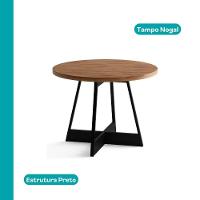 Conjunto Sala De Jantar 4 Cadeiras Virginia Carraro Nogal - 3