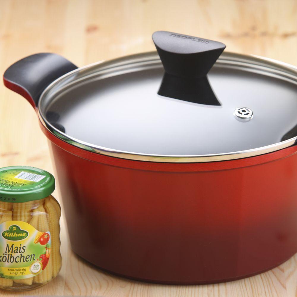 Caçarola 20cm/2,4l Com Revestimento Cerâmico - Venn - Neoflam - Vermelha - 2