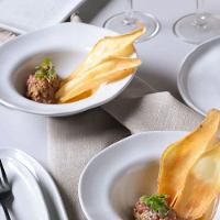 Conjunto De Pratos Para Entrada/sobremesa 04 Peças Orgânico New White Porto Brasil - 3