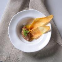 Conjunto De Pratos Para Entrada/sobremesa 04 Peças Orgânico New White Porto Brasil