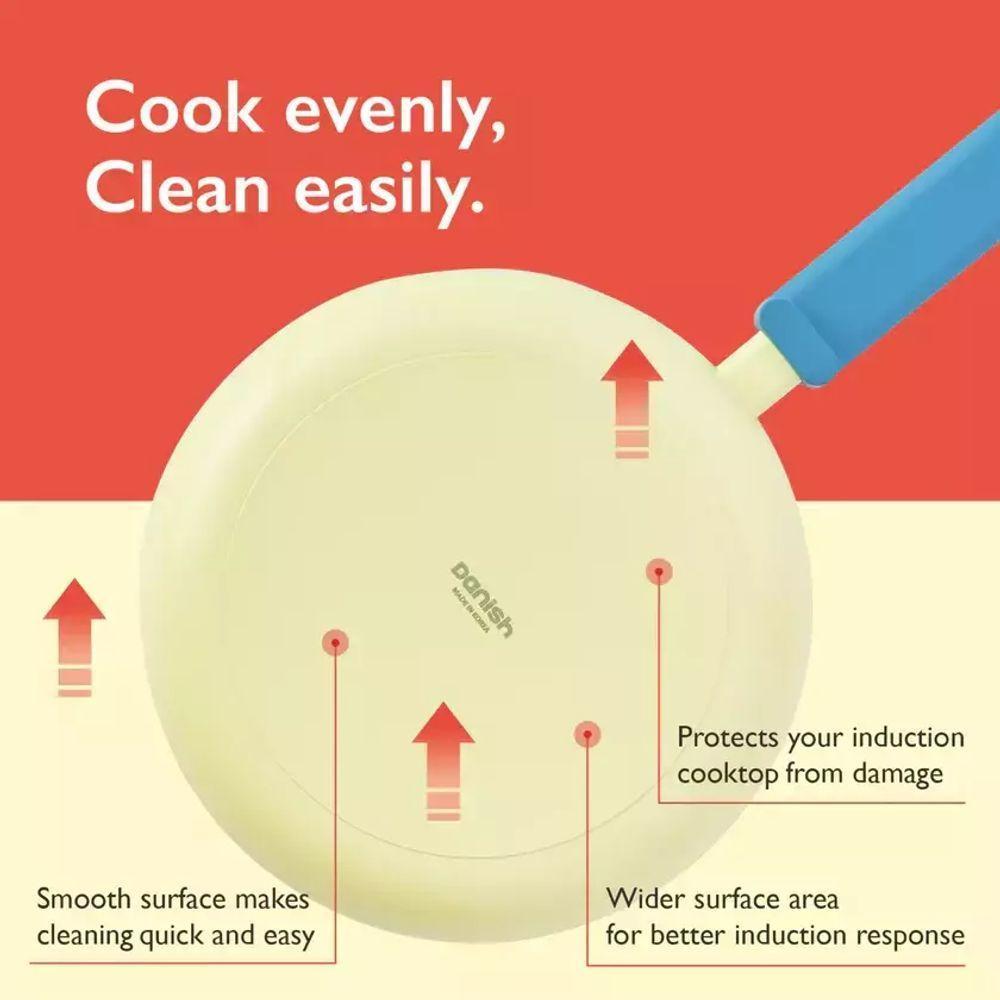 Caçarola 20cm/2,6l - Indução Com Revestimento Cerâmico - Danish - Neoflam - Amarelo - 6