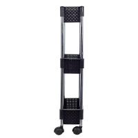 Kit 2 Fruteiras Para Cozinha Multifunções Com Rodízios Nattan Preto