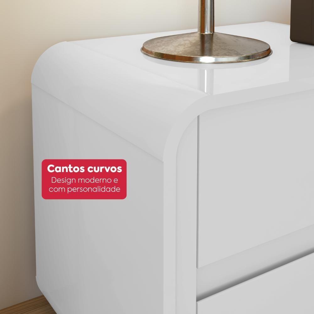 Mesa De Cabeceira Easy Like Branco - 6