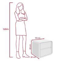 Mesa De Cabeceira Easy Like Branco - 3