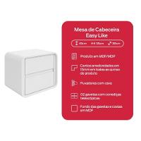 Mesa De Cabeceira Easy Like Branco - 7
