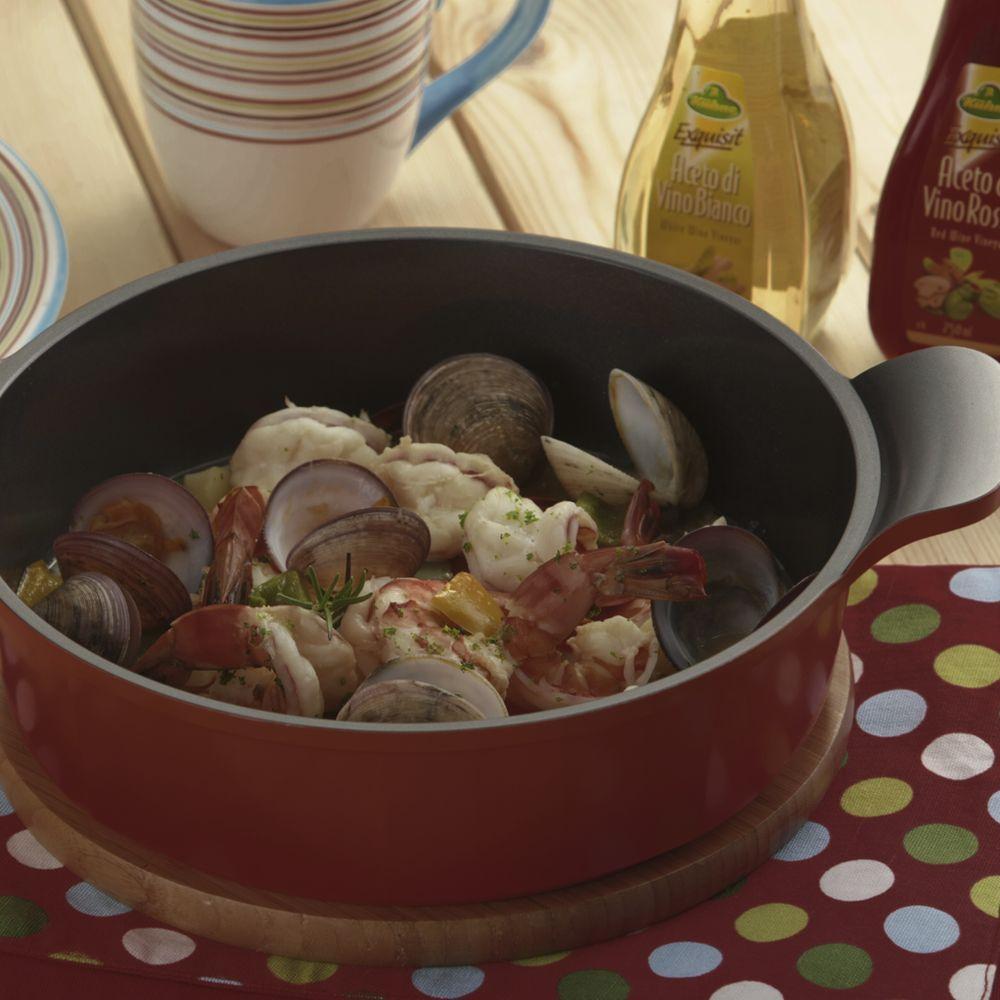 Caçarola Rasa 28cm/4,8l Com Revestimento Cerâmico - Venn - Neoflam - Vermelha - 3