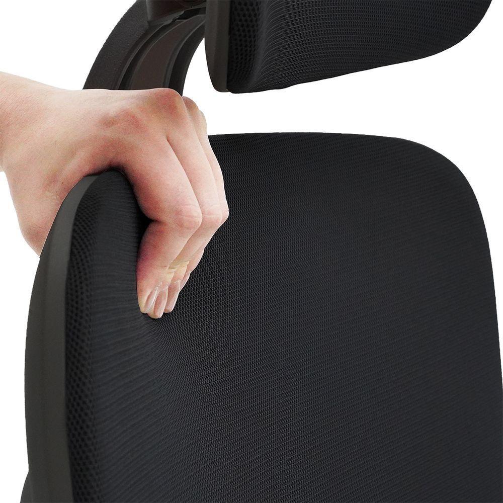 Cadeira Presidente Ergonômica Executiva Mesh Preta Braços 4d Preto - 8