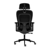 Cadeira Presidente Ergonômica Executiva Mesh Preta Braços 4d Preto