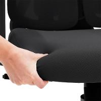 Cadeira Presidente Ergonômica Executiva Mesh Preta Braços 4d Preto - 7