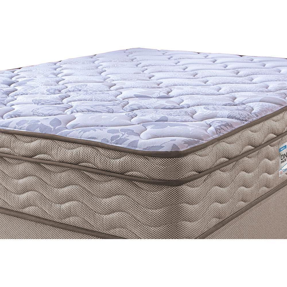Cama Box Queen Colchão Ortomove + Box Desmontável 158x198x65 One Face Espuma D33 Dourado - 4