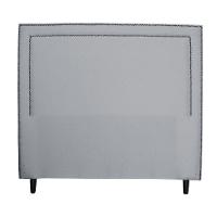 Cabeceira Para Cama De Casal Isadora Linho Cinza Idf Decor Cinza - 1