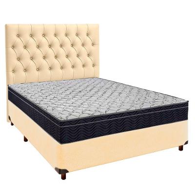 Box Begetiza Com Colchão Casal Airtech 150 Ortobom + Cabeceira