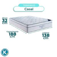 Cama Box Baú Preto + Colchão Casal Freedom Ortobom E Cabeceira - 5