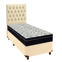 Box Begetiza+ Colchão Solteiro Airtech 150 Ortobom + Cabeceira - 1