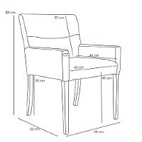 Poltrona Sala De Estar Decorativa Base Madeira Vicenza Veludo Nude G15 - 5