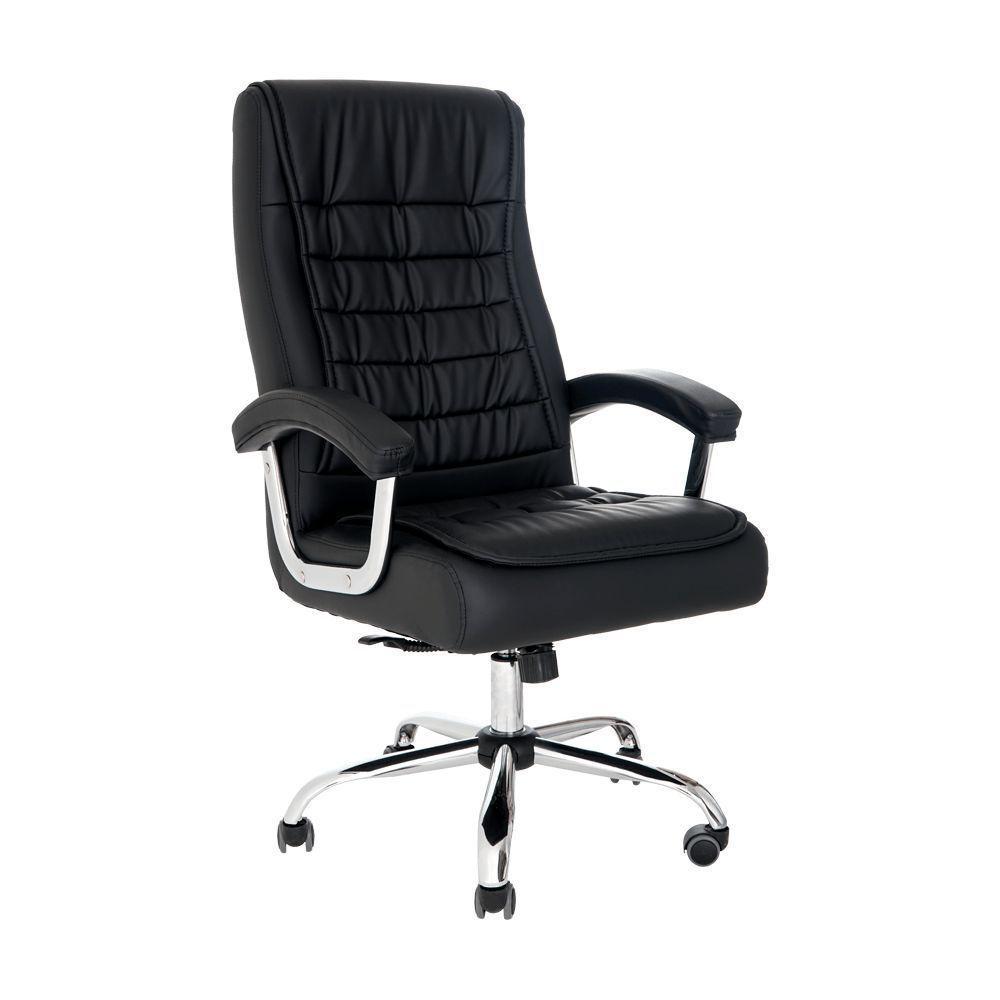 Cadeira De Escritório Confortavel Giratória Presidente Big Com Molas Ensacadas Preto - 3