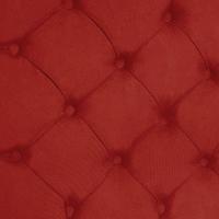Cabeceira Capitonê King 1,95m Jade Suede Vermelho